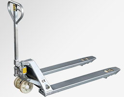 預(yù)制菜加工廠不銹鋼液壓搬運車的安全使用